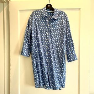 Zara Shirt Mini Dress featured in button-front silhouette, Belt Loop, Size XS